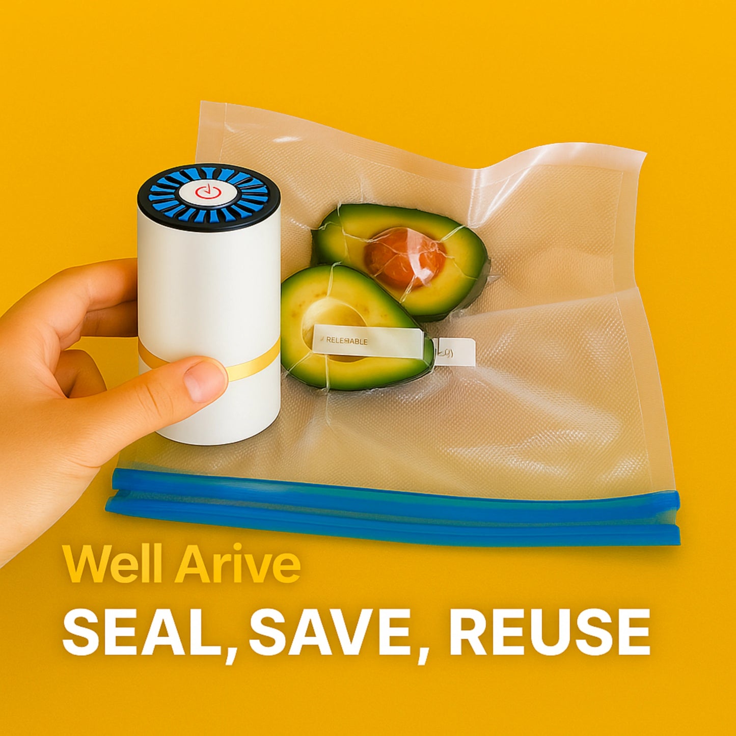 WellArive™ Compact Vacuum Sealer + Bonuses