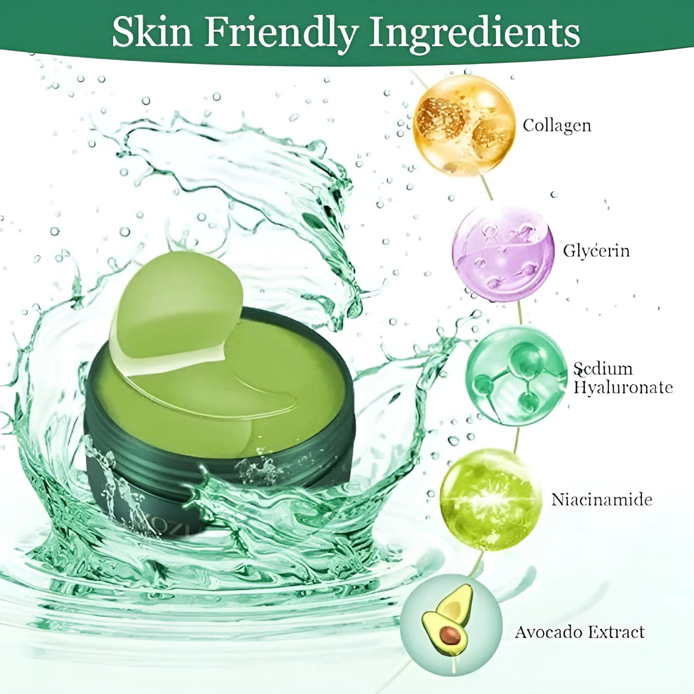 Well Arive™ Avocado Moisturizing Collagen Eye bag mask