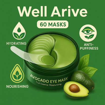 Well Arive™ Avocado Moisturizing Collagen Eye bag mask